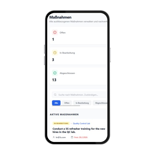 Kaiivio Maßnahmen Mobile